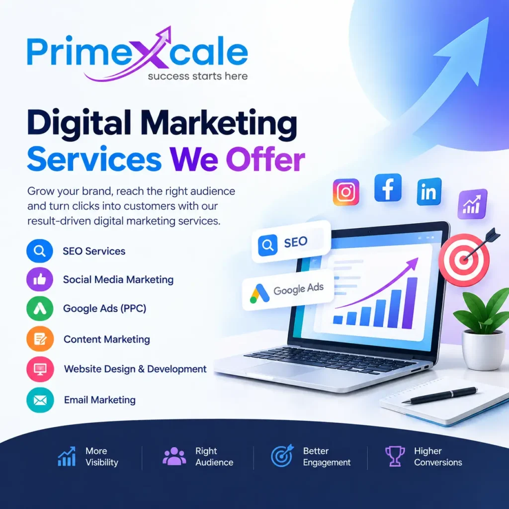 Digital Marketing Services We Offer
